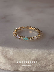 Mabel Teal Ring