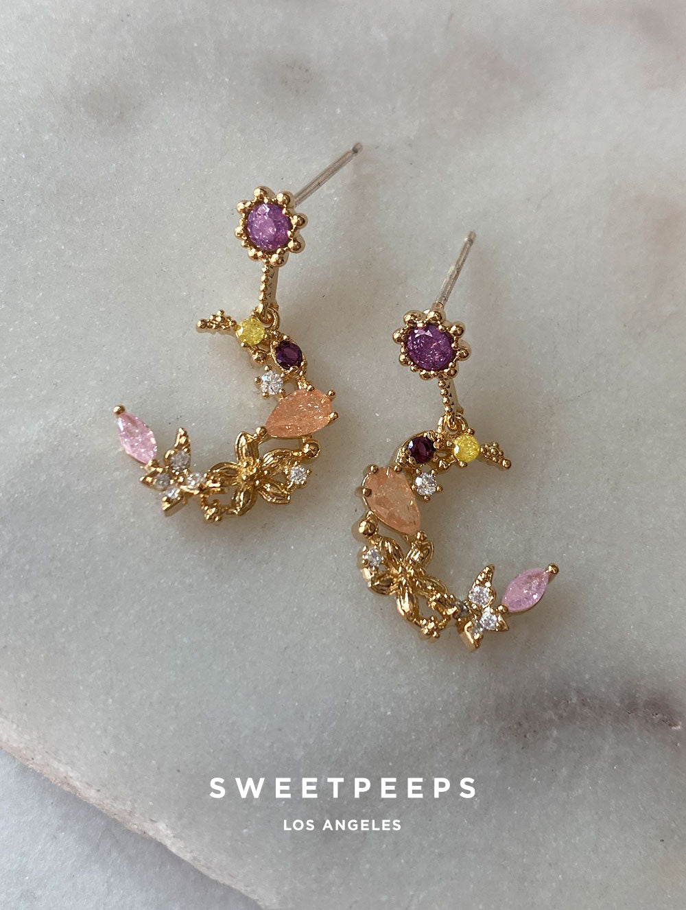Queen Crescent Studs