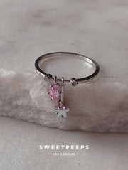 Star Chaser Charm Ring - Silver