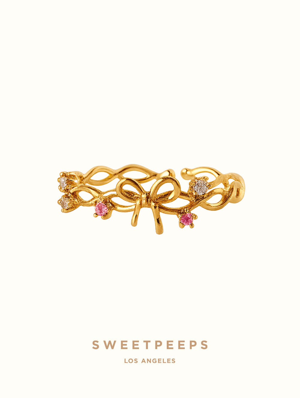 Ruby Ribbon Ring