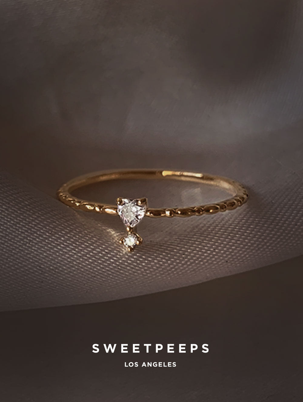 Mariana Delicate Heart Ring