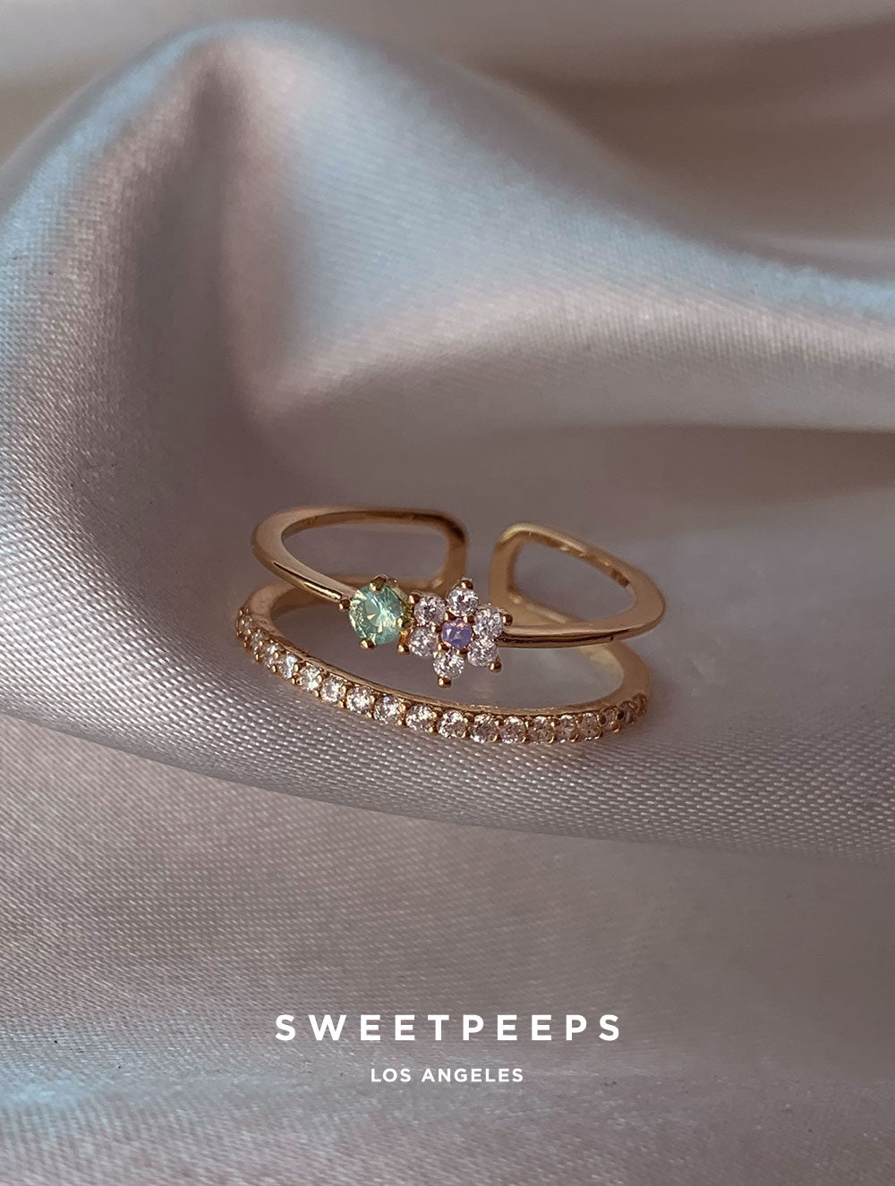 Tawney Floral Ring