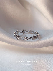 Kaylee Star Ring - Silver