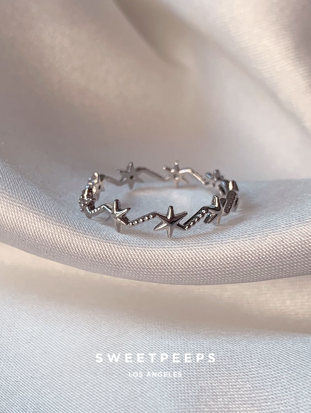 Kaylee Star Ring - Silver