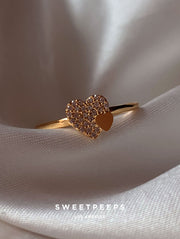 Double Heart Ring