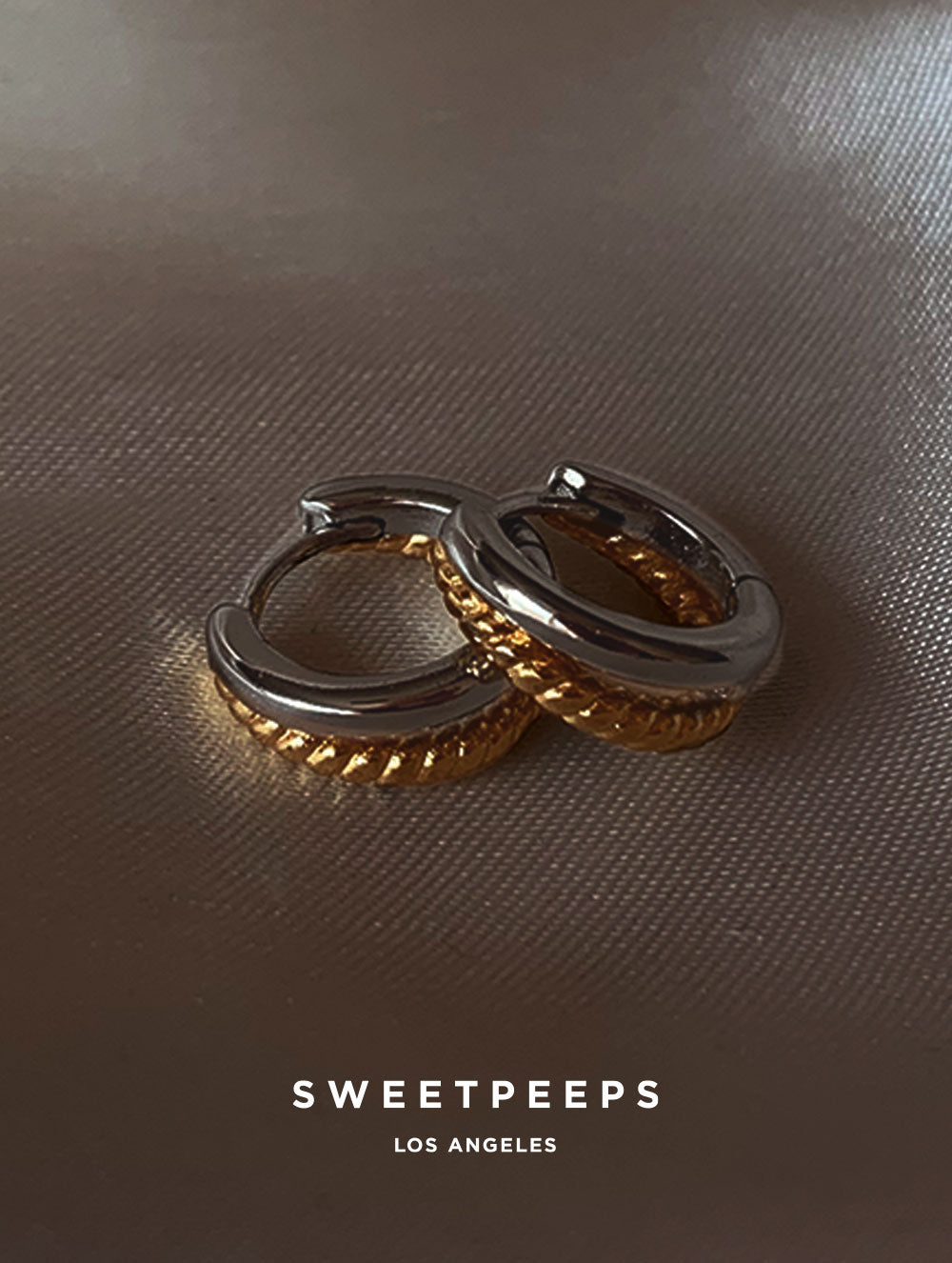 Matisse Mixed Metal Tiny Hoops