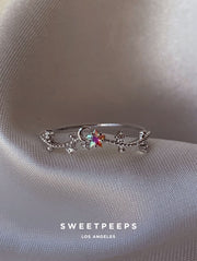 Loxely Star Gazer Ring - Silver