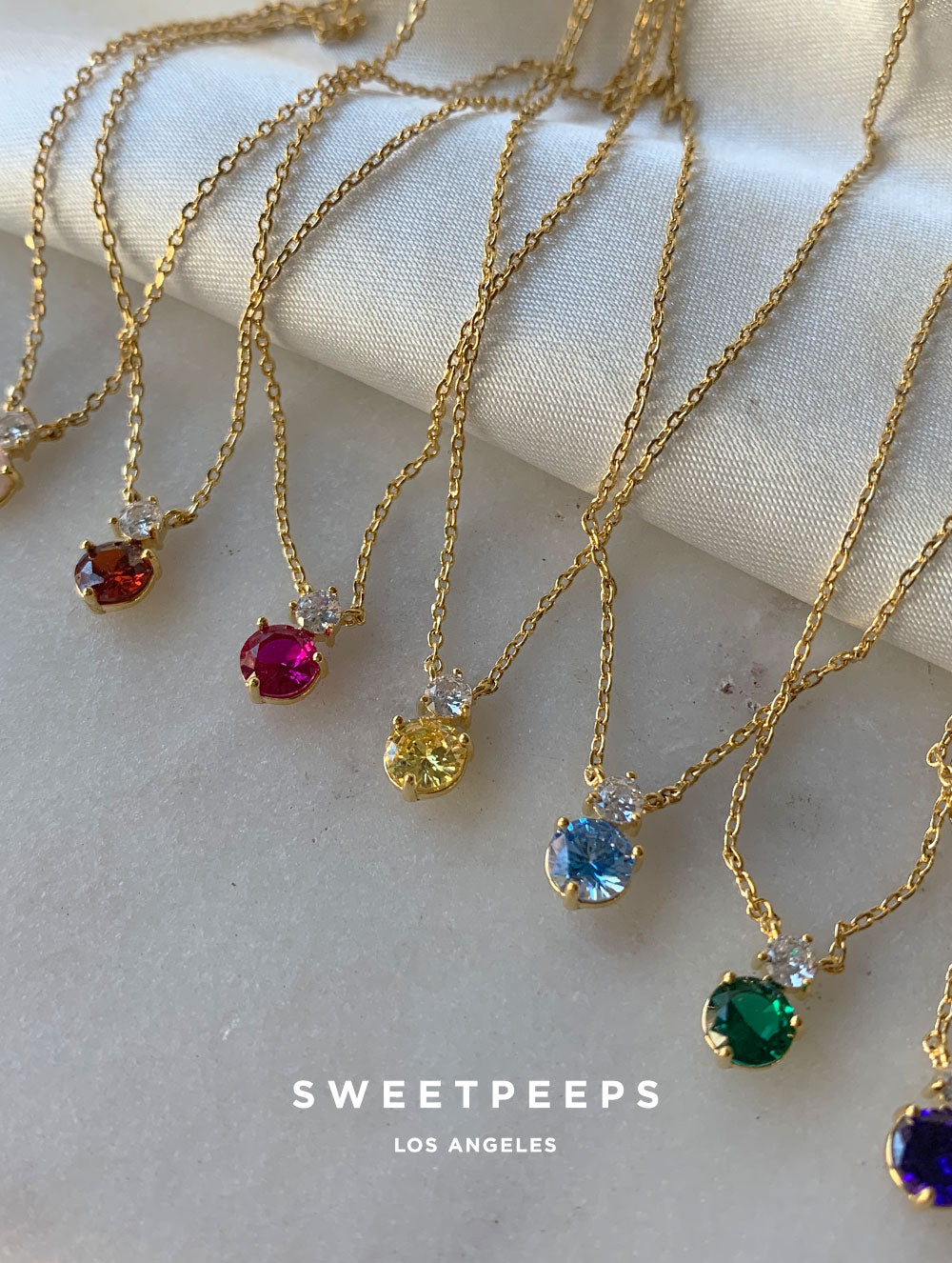 18K Birthstone Month Necklace – SP Inc.