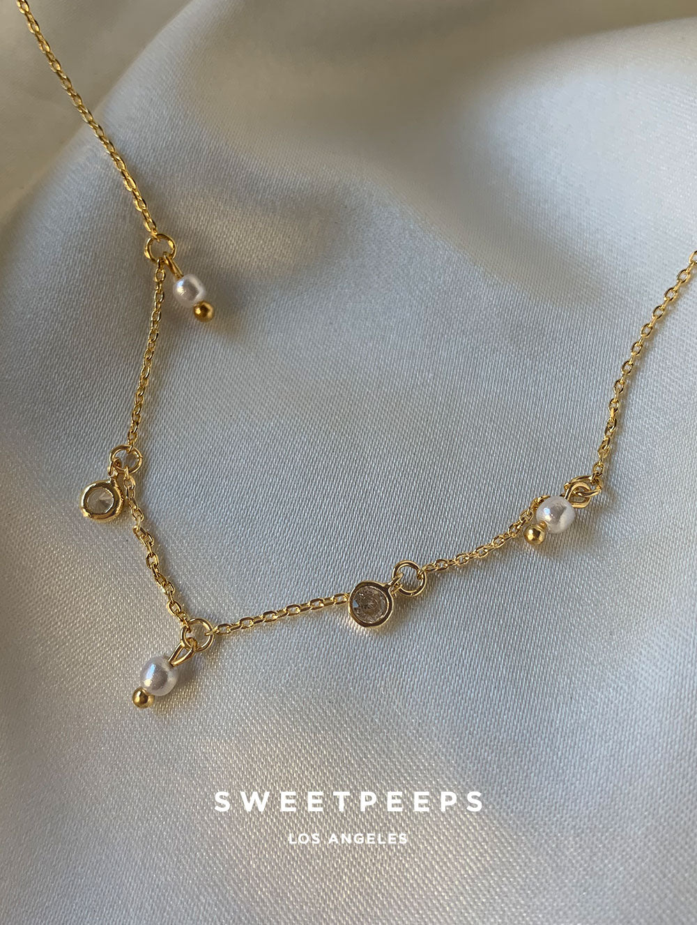 Frosted Charms Necklace