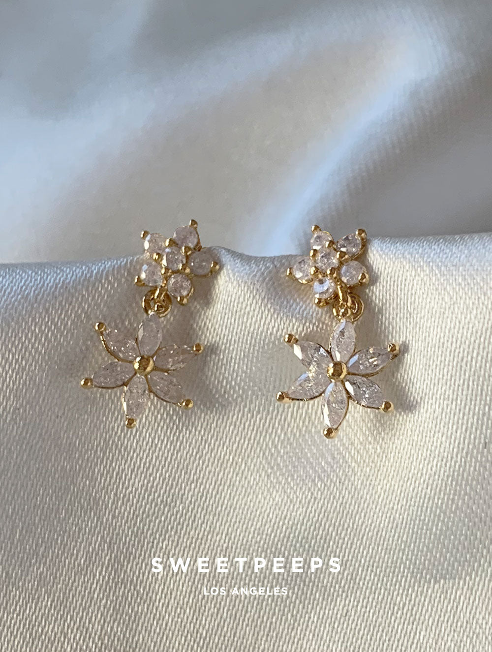 Blooming Flower Studs