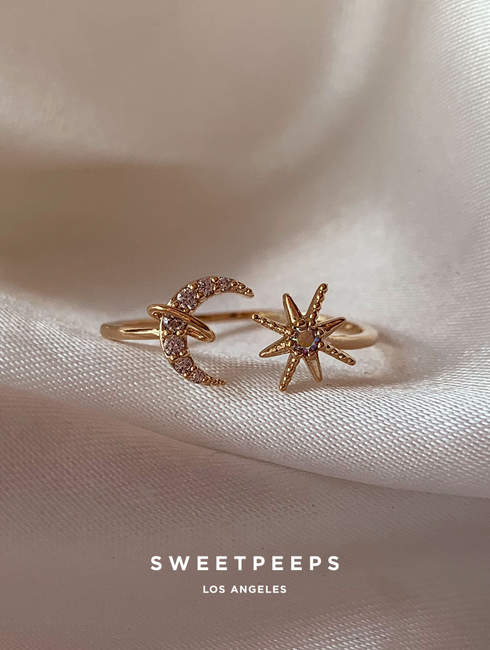 Winona Moon Star Ring