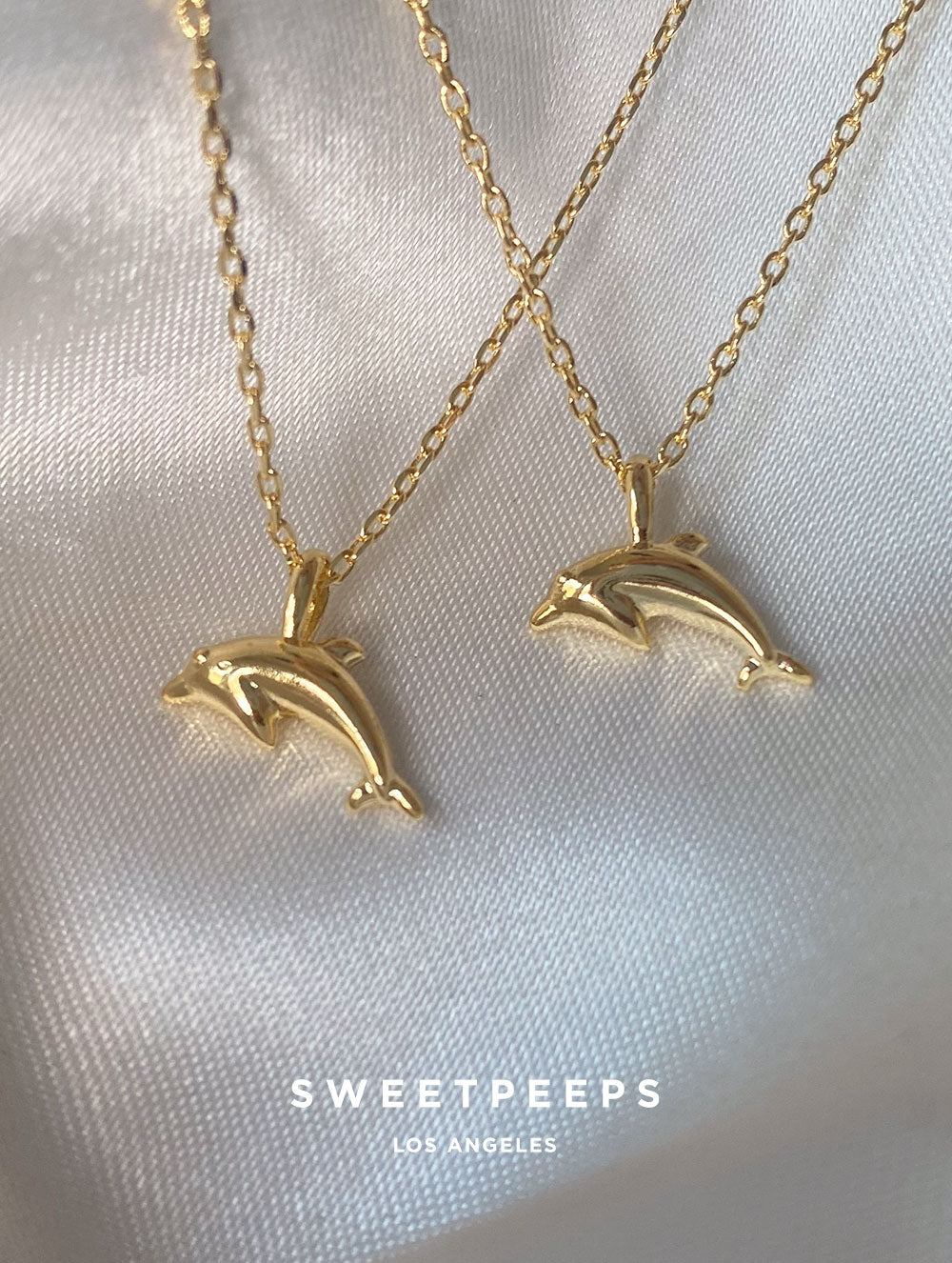 Tiny Dolphin Necklace – SP Inc.