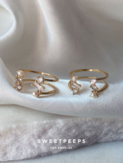 3 Tier Pearl Ring