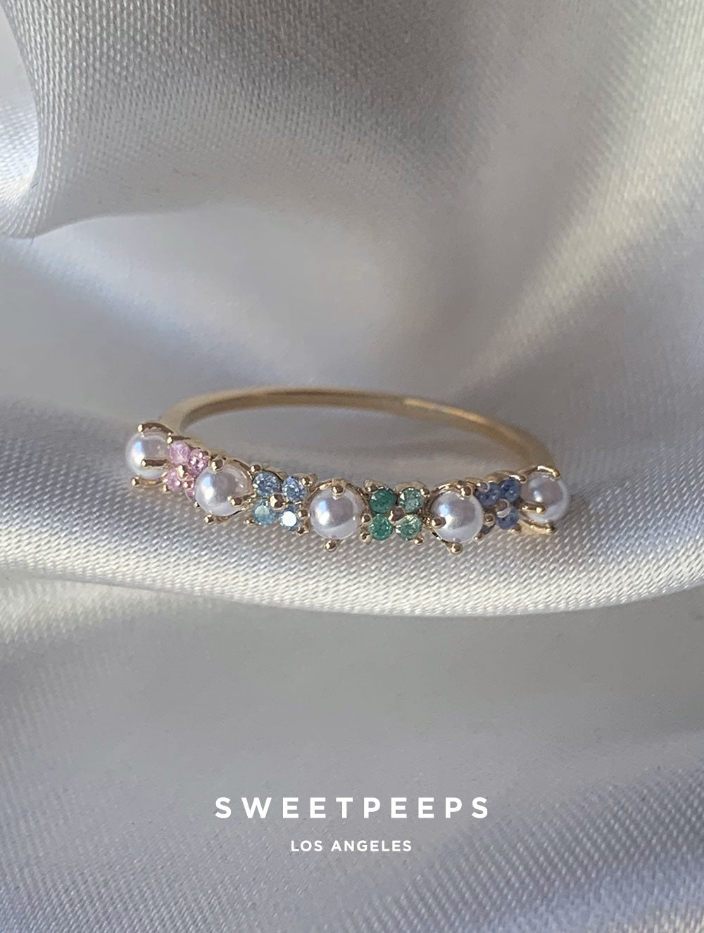 Bunny Slope Pearl Ring