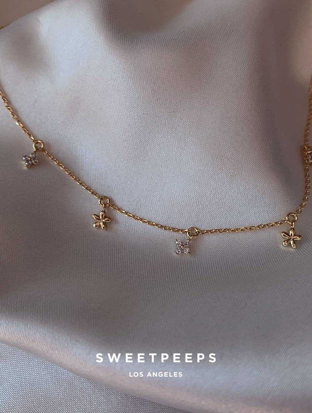 Alexander Spiral Floral Necklace