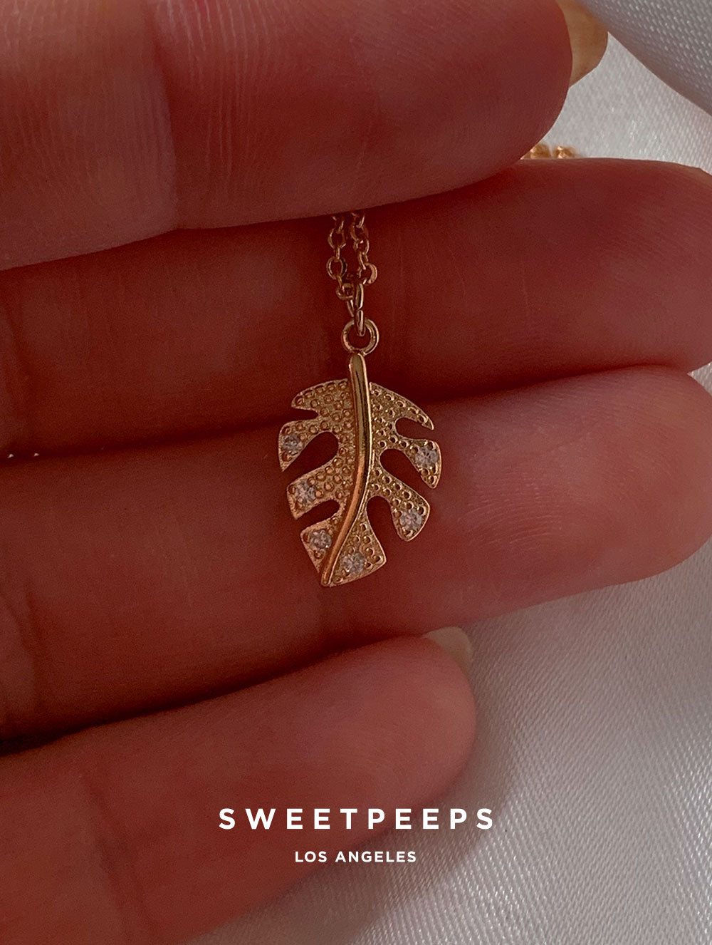 Palm Leaf Necklace