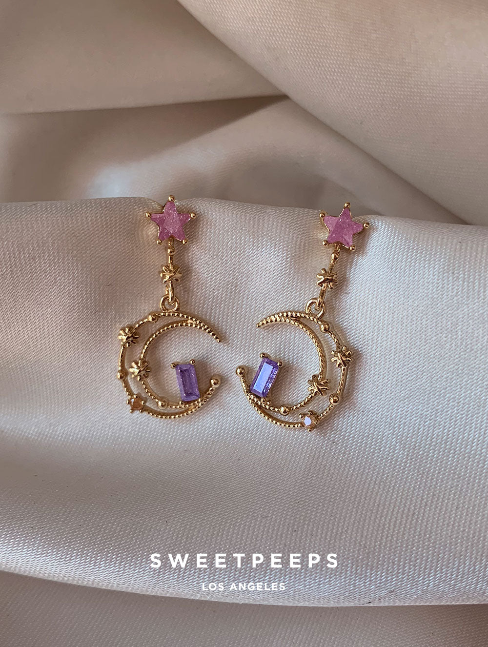 Kimono Crescent Studs