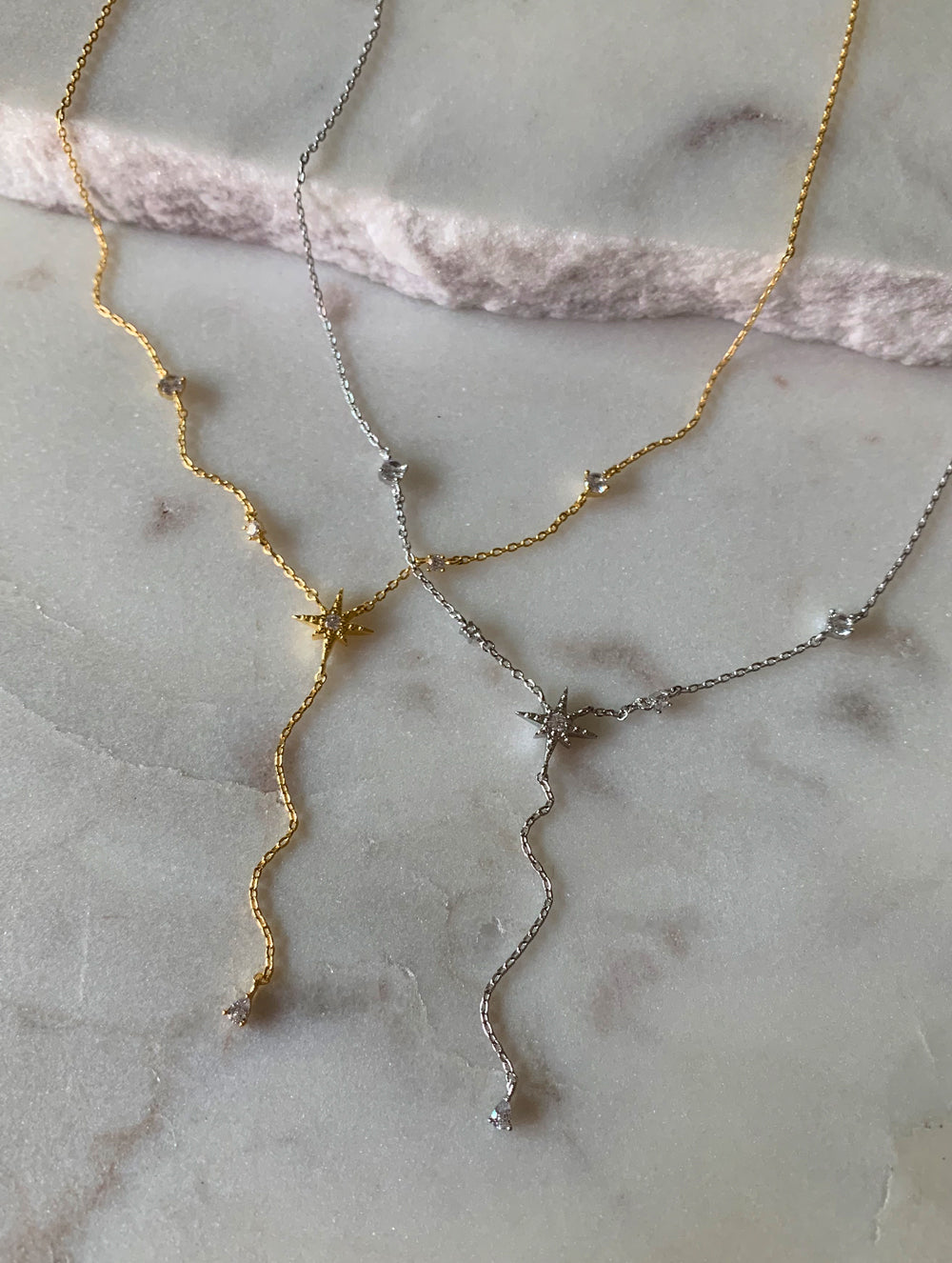 Stardust Lariat Necklace