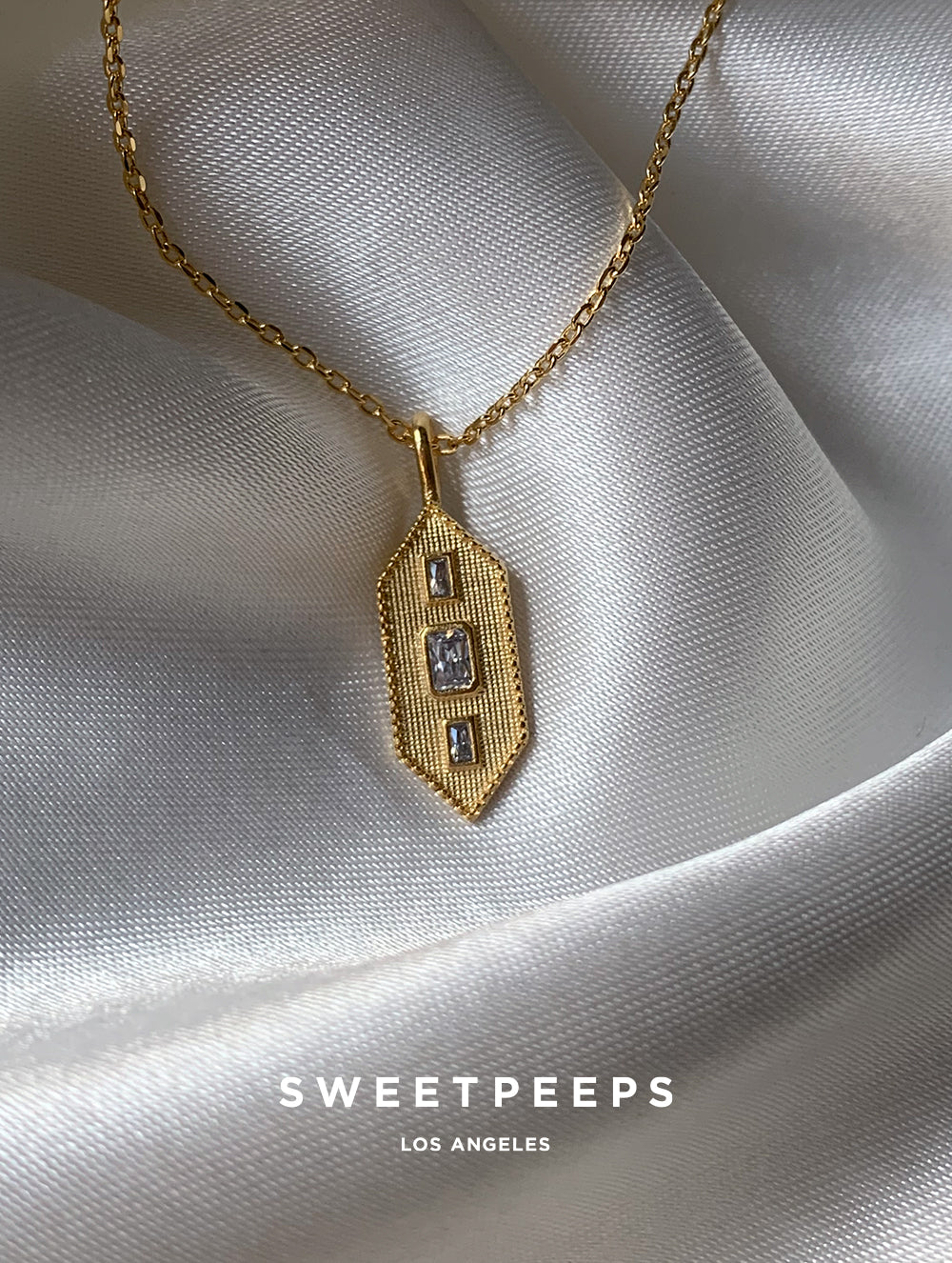 Pentagon Pendant Necklace
