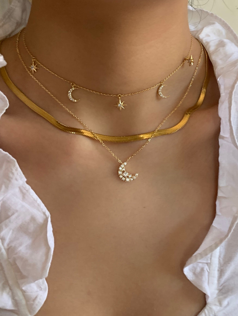 Olivia Stars and Diamonds Choker