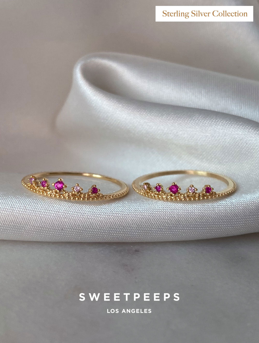 Countess Crown Ring (Sterling Silver Collection)