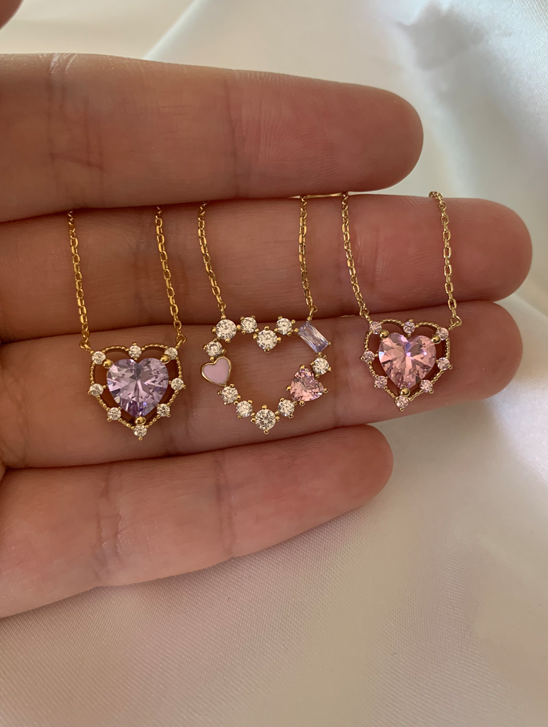 Megan Princess Heart Choker