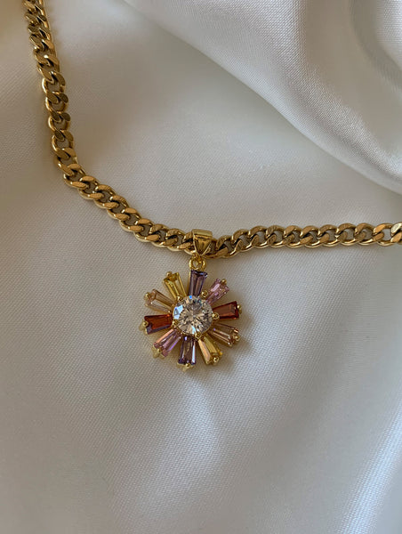 Colorful Sunflower Choker – SP Inc.