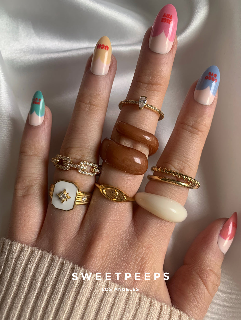 Ultra Thin Pear Shape Ring