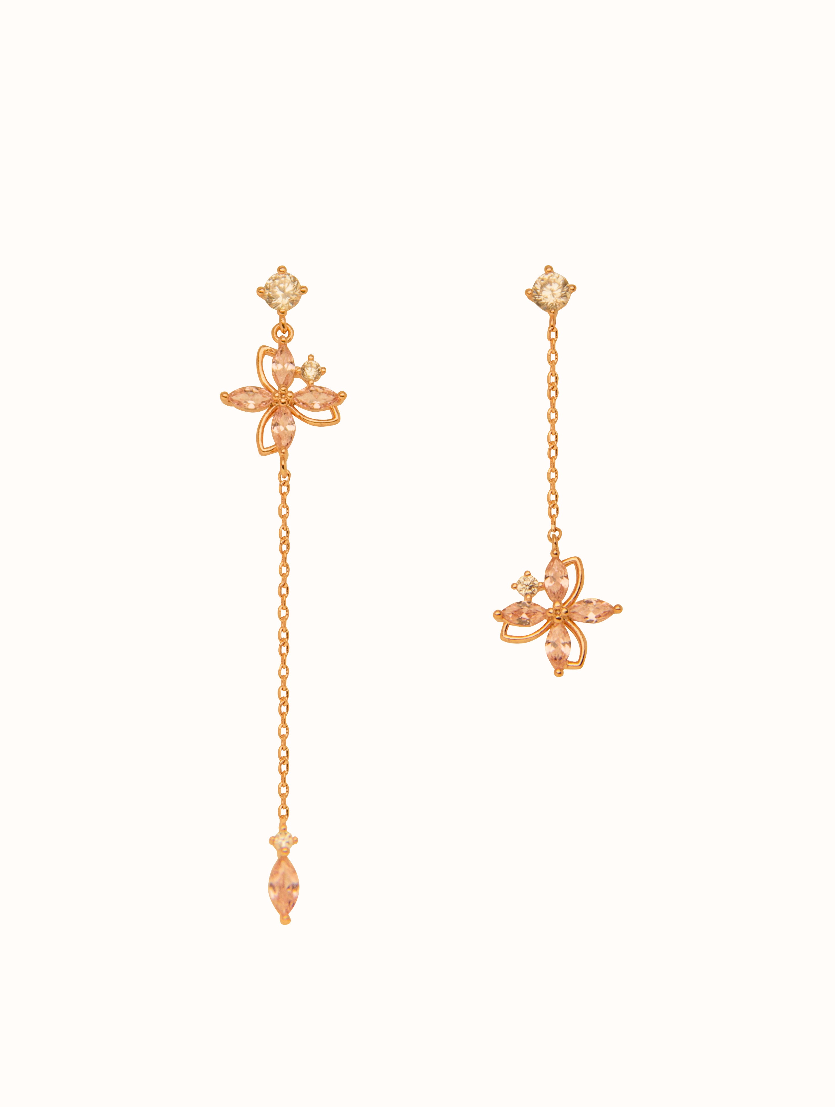 Gold Butterfly Studs