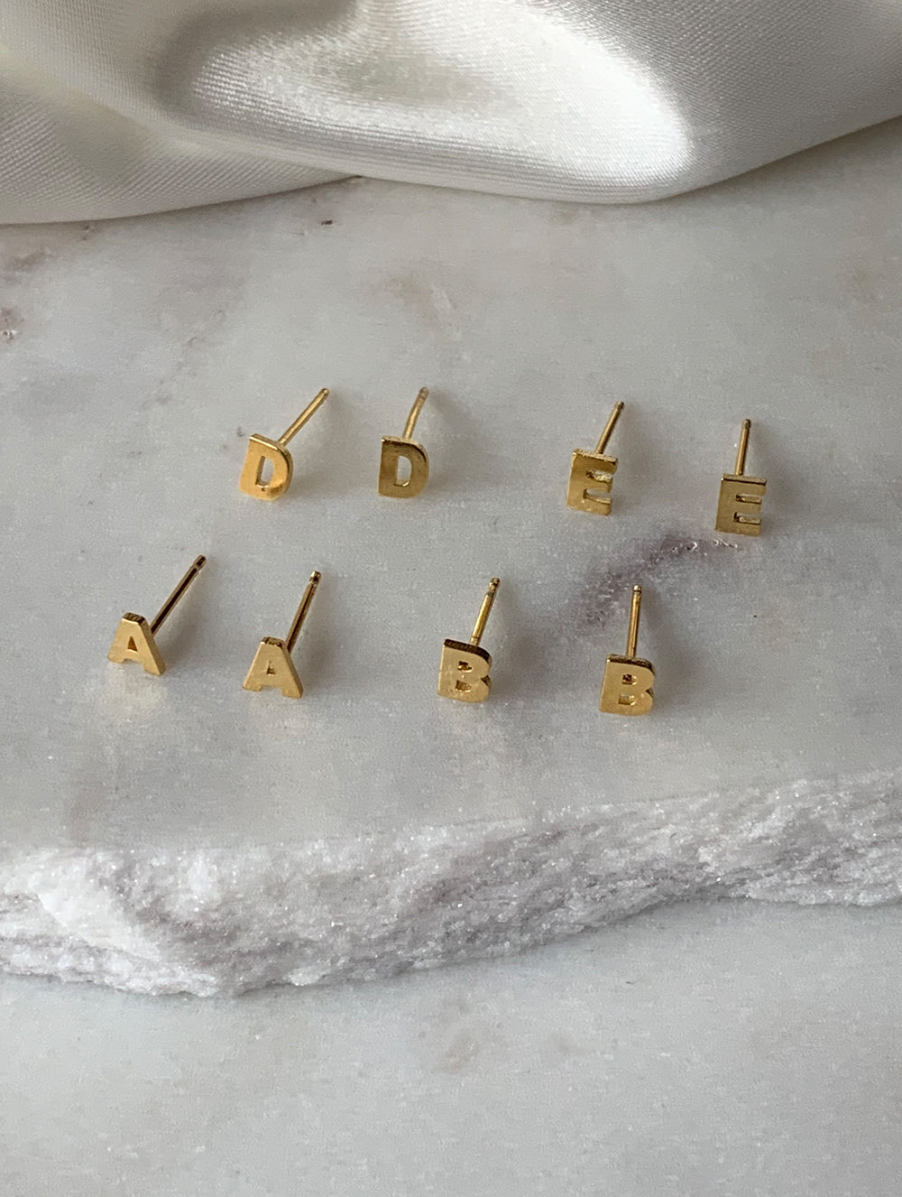 Tiny Letter Studs