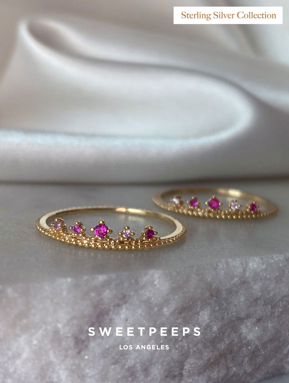 Countess Crown Ring (Sterling Silver Collection)
