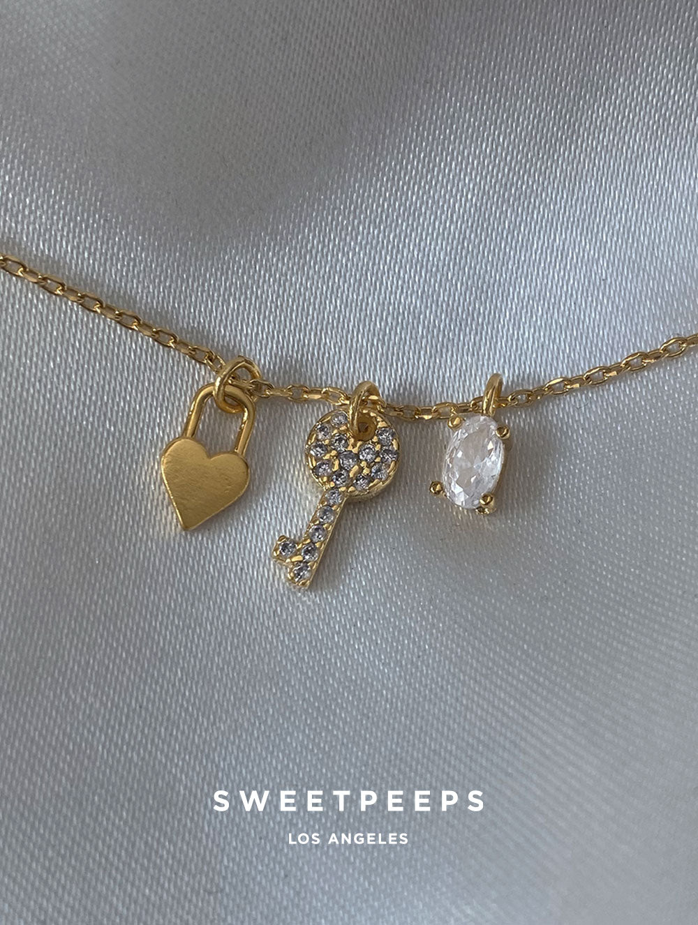 Traveling Key Charms Necklace