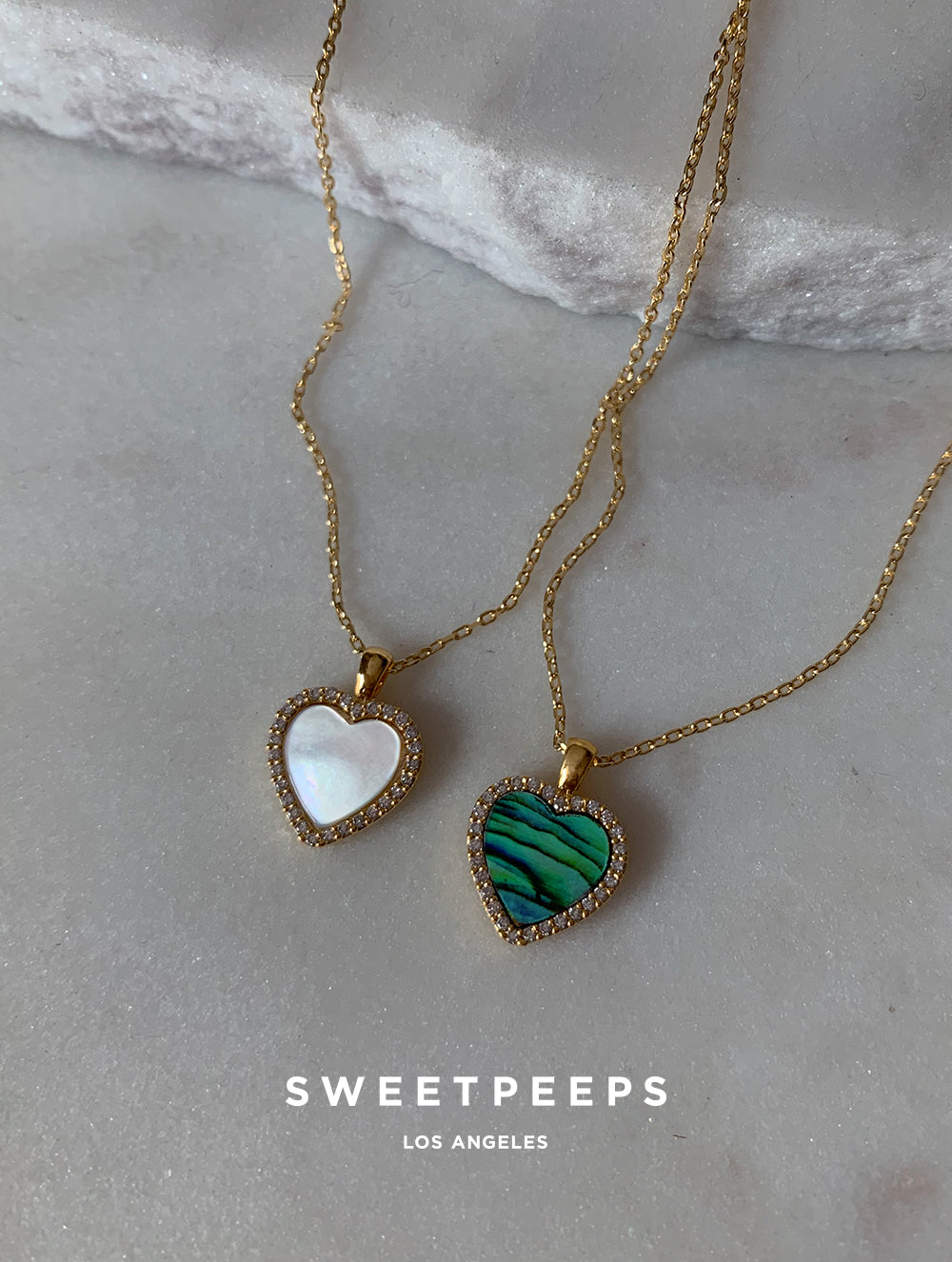 McKayla 18K Gold Dipped Heart Necklace