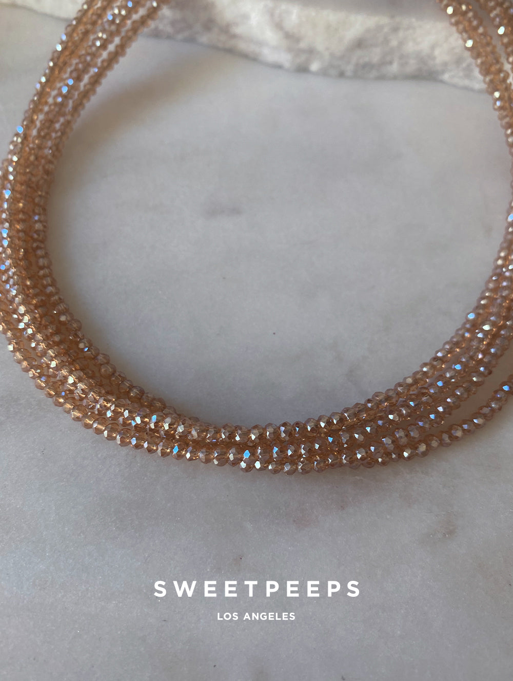 Triple Layered Beaded Choker