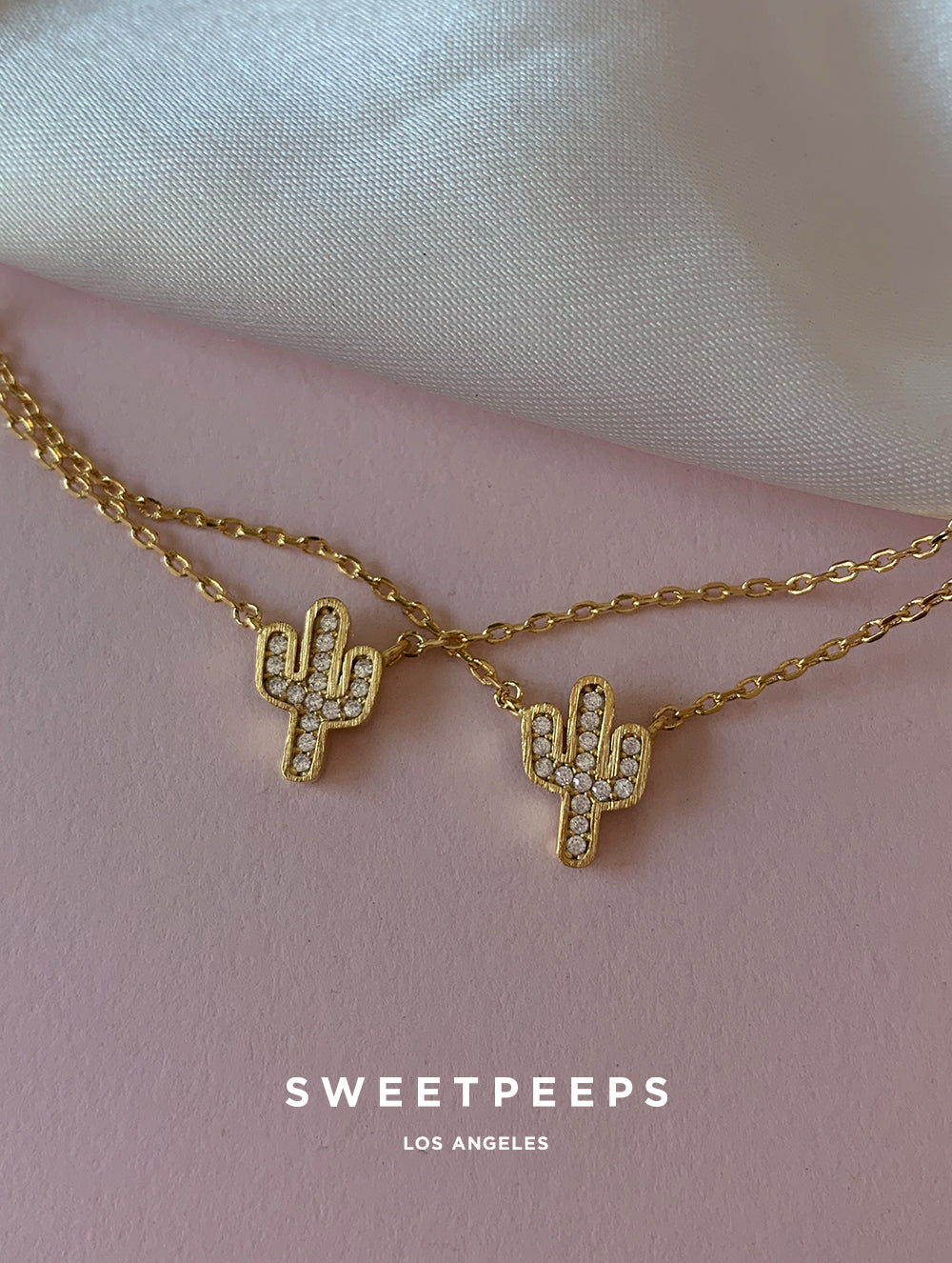 Teeny Tiny Cactus Necklace