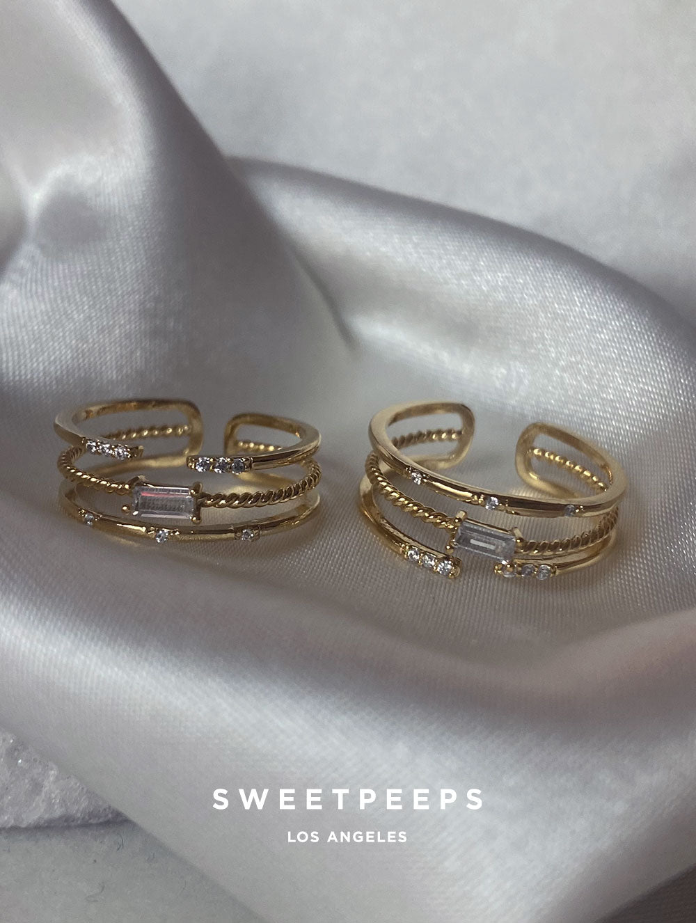 Renaissance Triple Band Ring