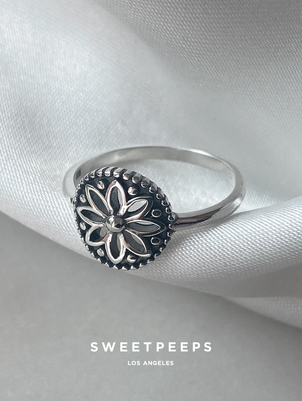Sterling Silver Mosaic Ring