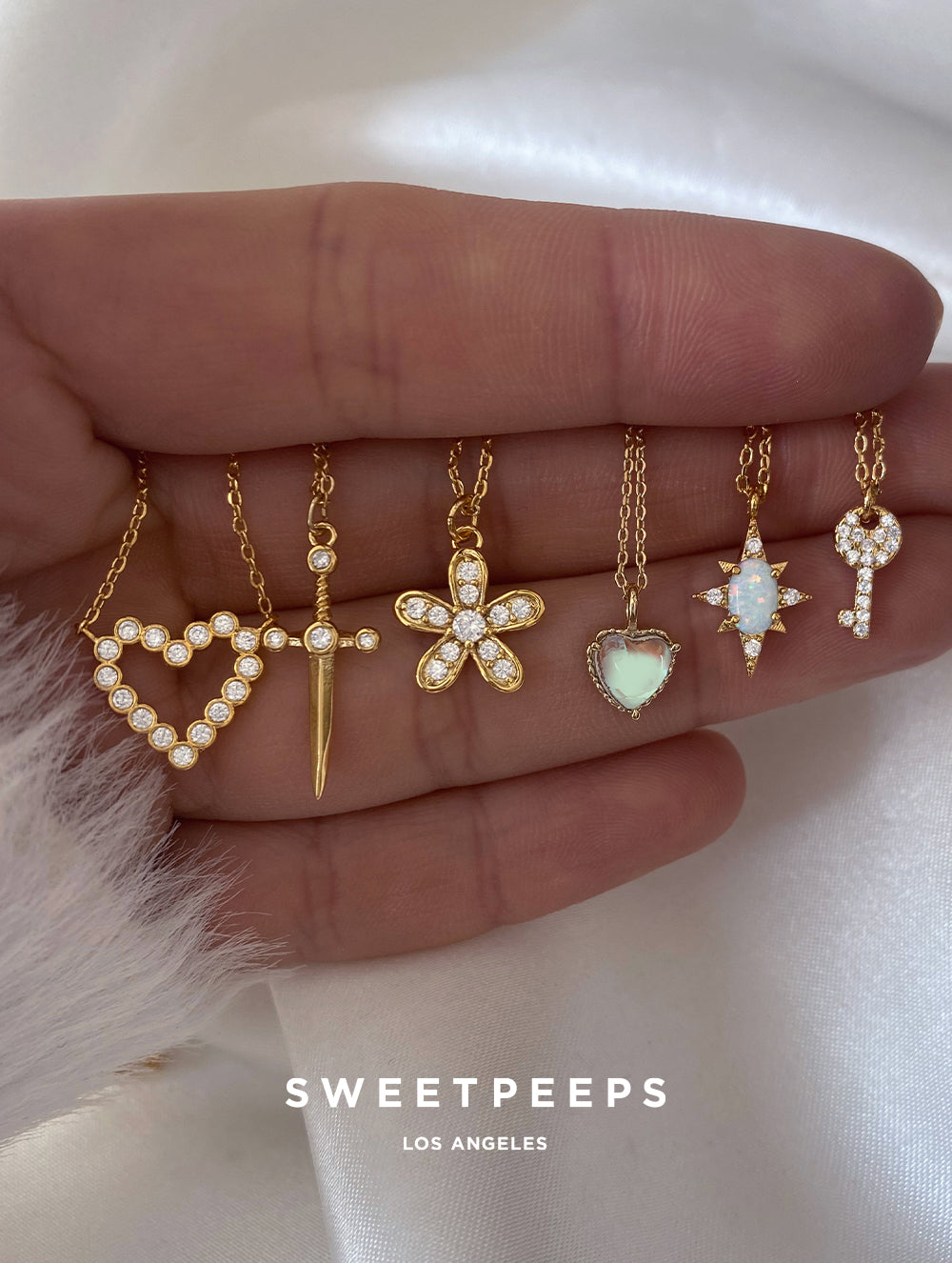 Embellished Heart Necklace