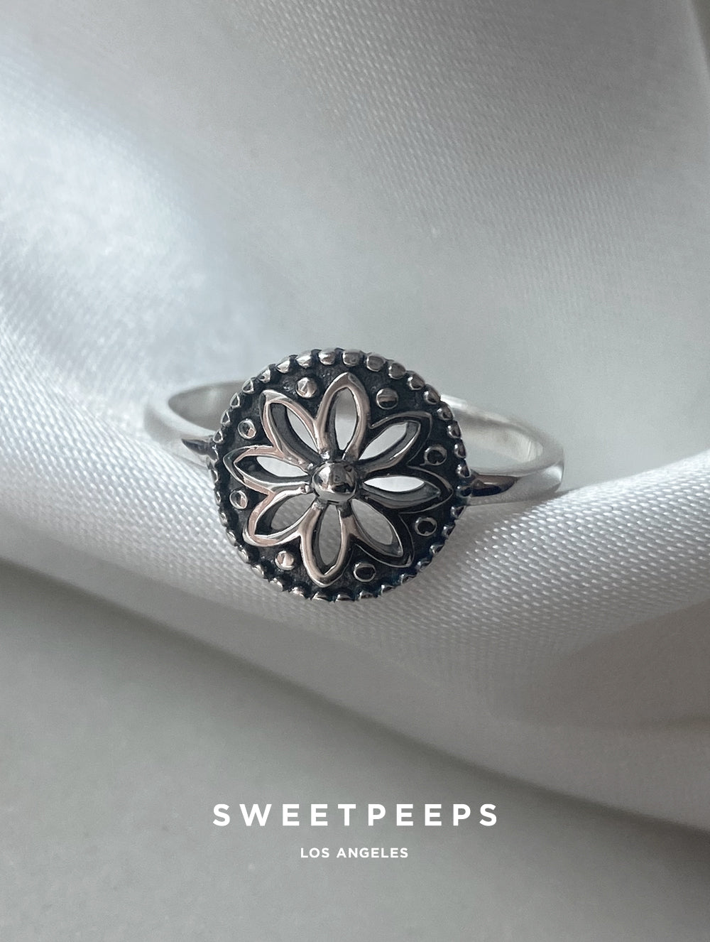 Sterling Silver Mosaic Ring