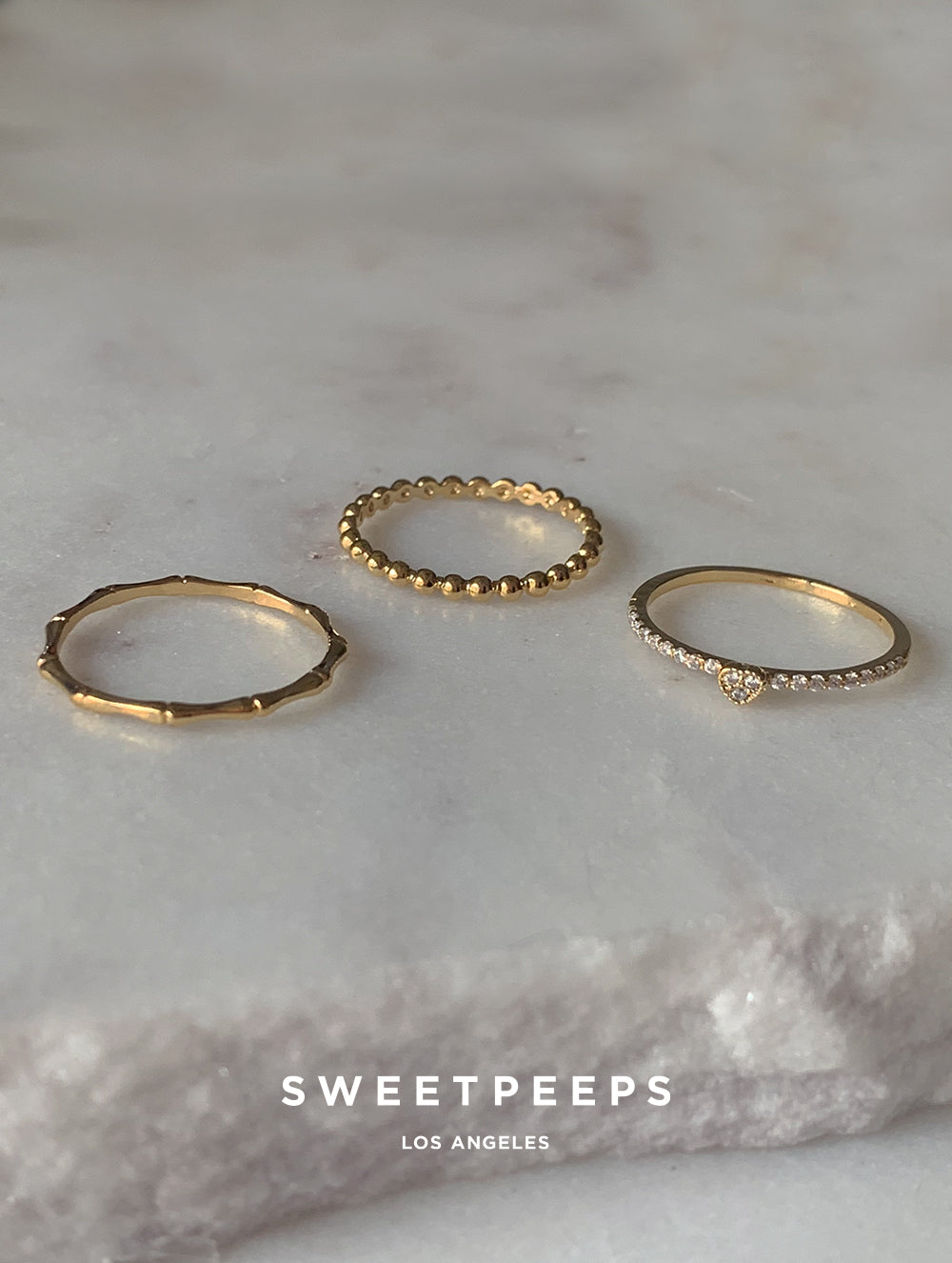 Perfectly Thin 3 Ring Set