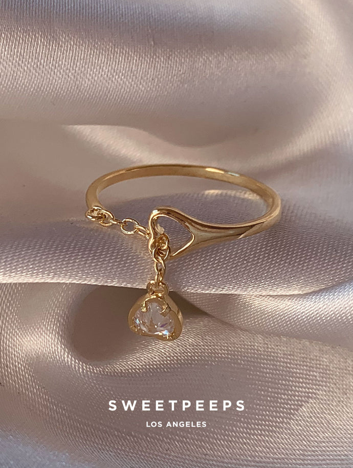 Heart Chain Loop Heart Loop Chain Ring – SP Inc.