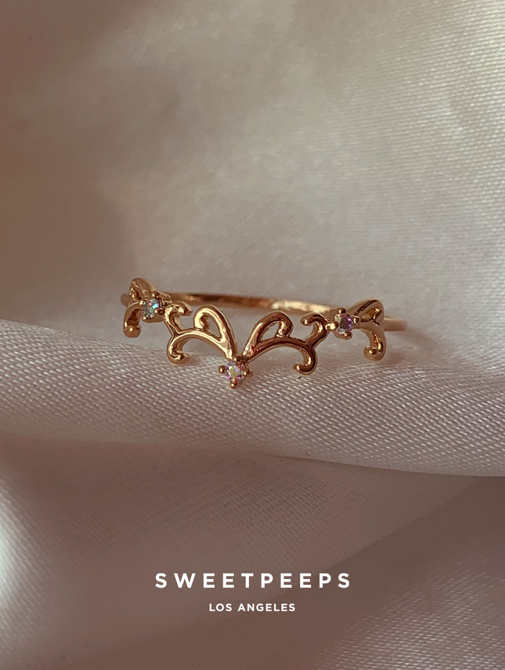 Nevaeh Encrusted Ring