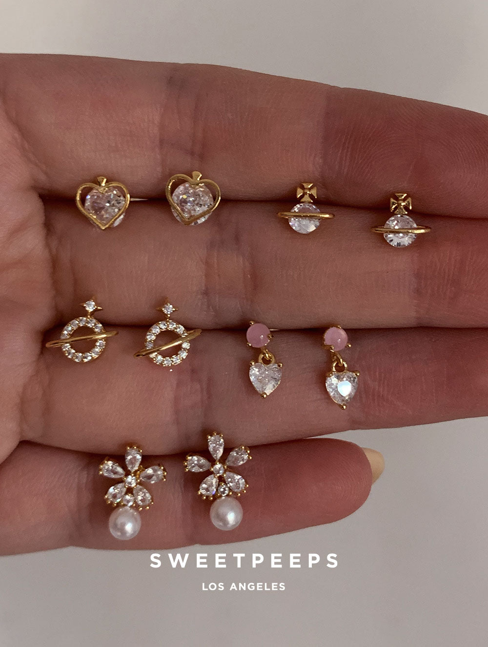 Mars Venus Saturn Studs