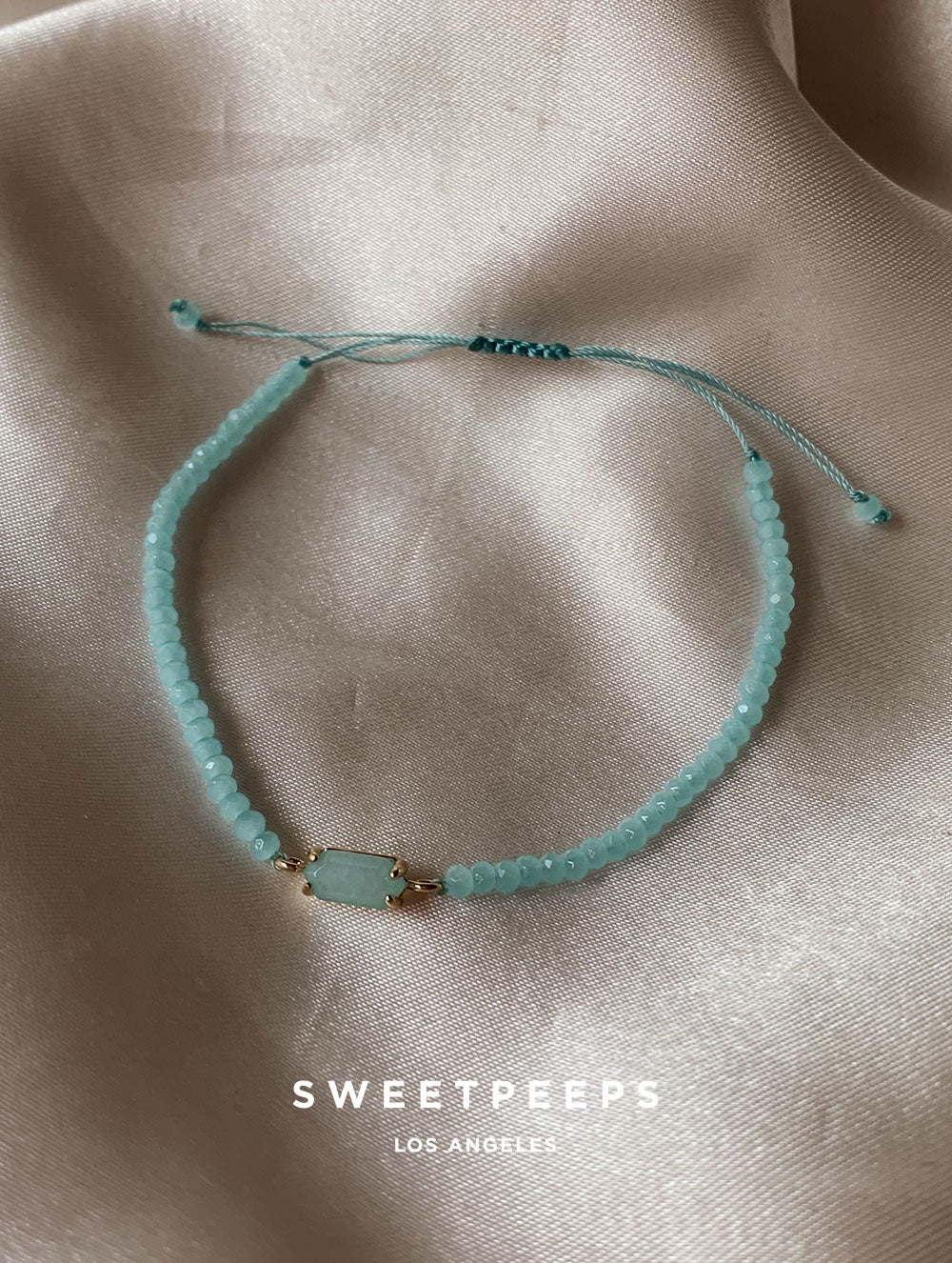 Trending Blue Beaded Calming Bracelet
