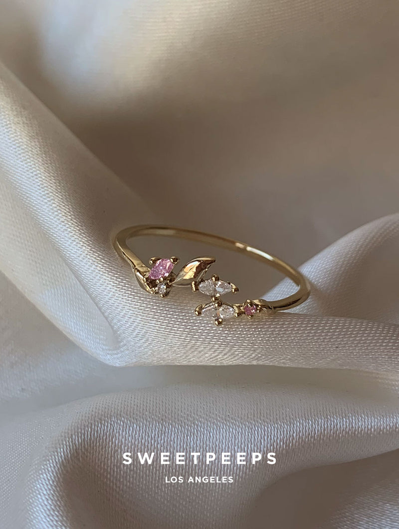 Jolie Gold & Pink Ring – SP Inc.