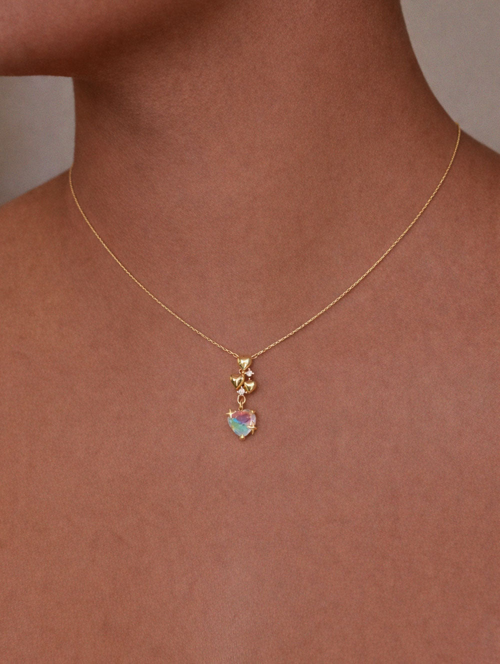 Blaise Galaxy Heart Necklace