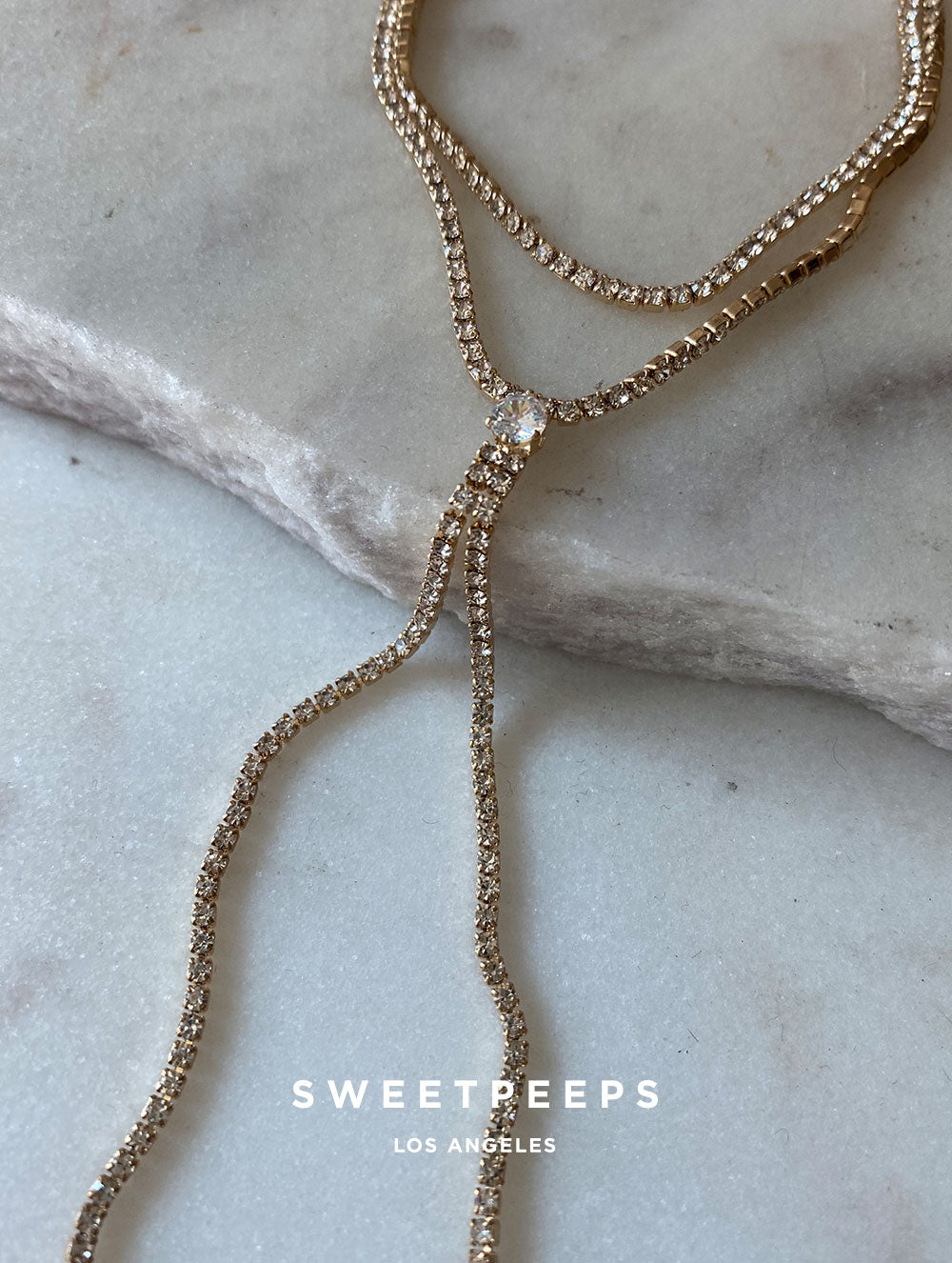 Tennis Hand Chain Bracelet