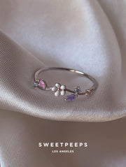 Estefania Ivory Ring - Silver