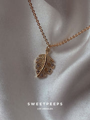 Palm Leaf Necklace