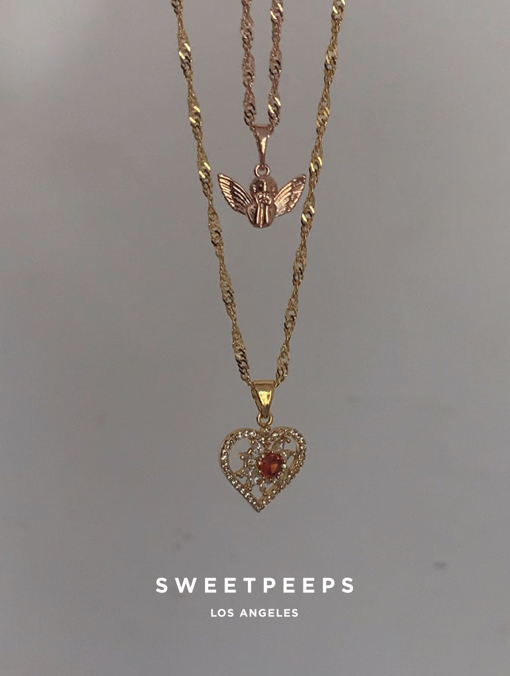 Tiny Baby Angel Necklace